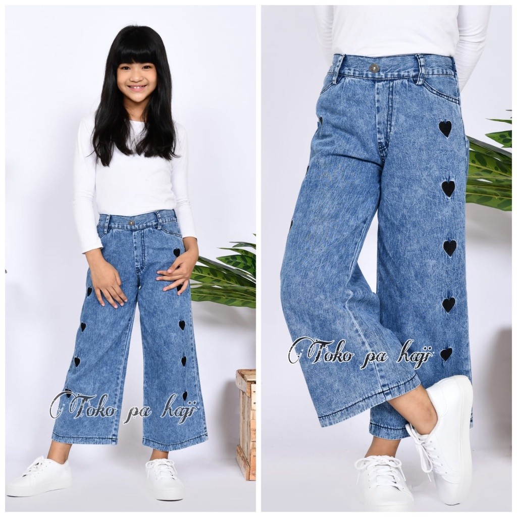 Obie - Celana Kulot Jeans Anak Anak Terbaru Adem