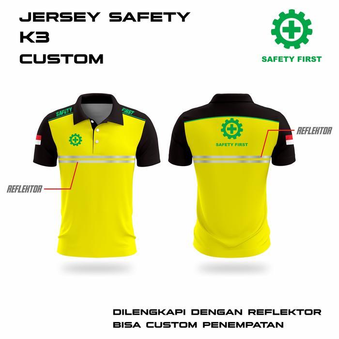Jersey / Kaos POLO K3 Safety First Reflektor