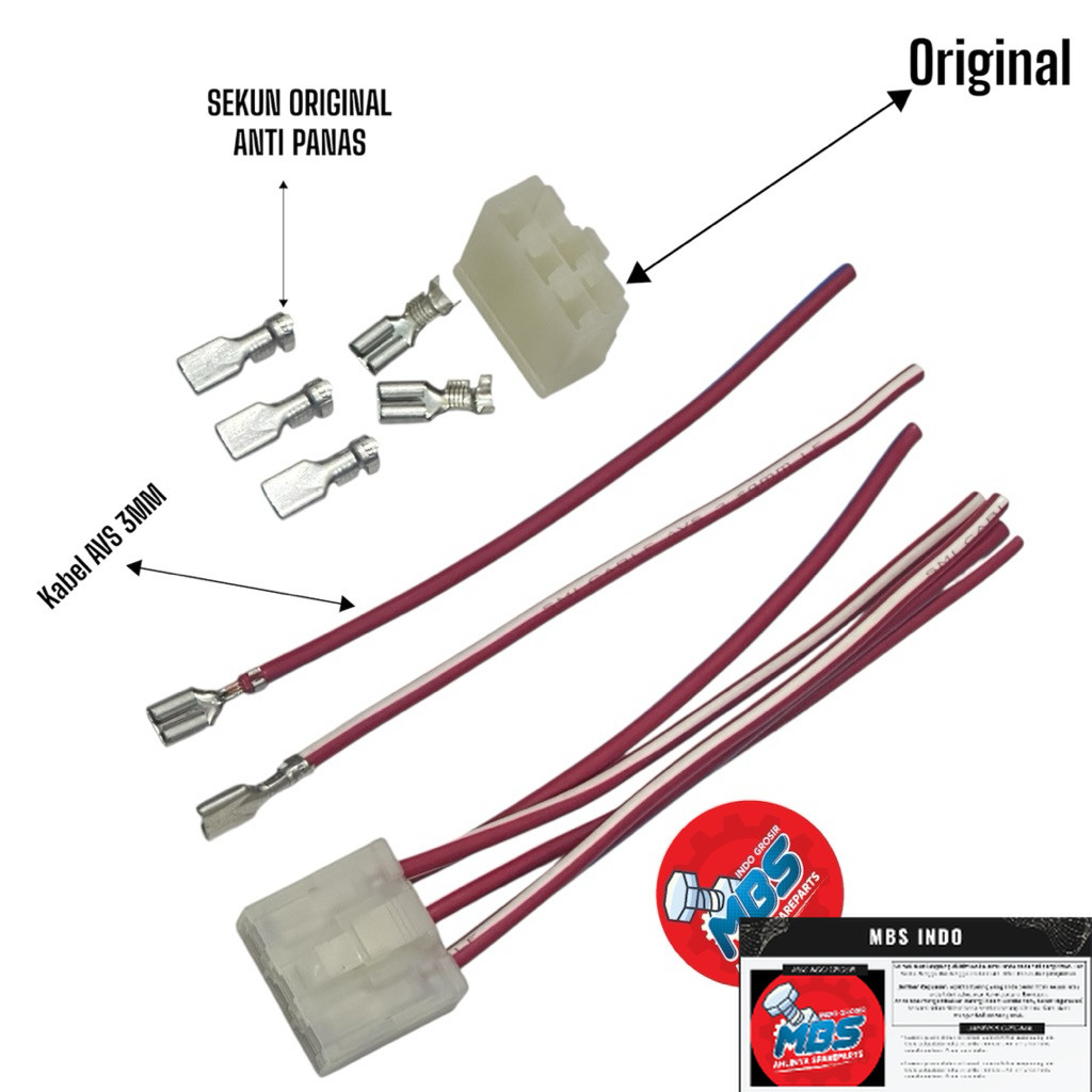 cod terlarisSOKET REGULATOR KIPROK SKUN ANTI PANAS KANEL AVIS 3MM NINJA 250 R25 MT 25 N MAX X MAX TI