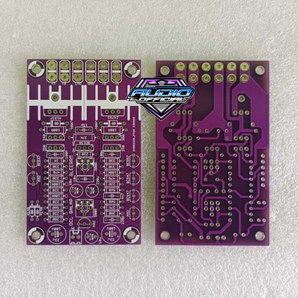 PCB OCL Balap Double Layer FR4 Fiber