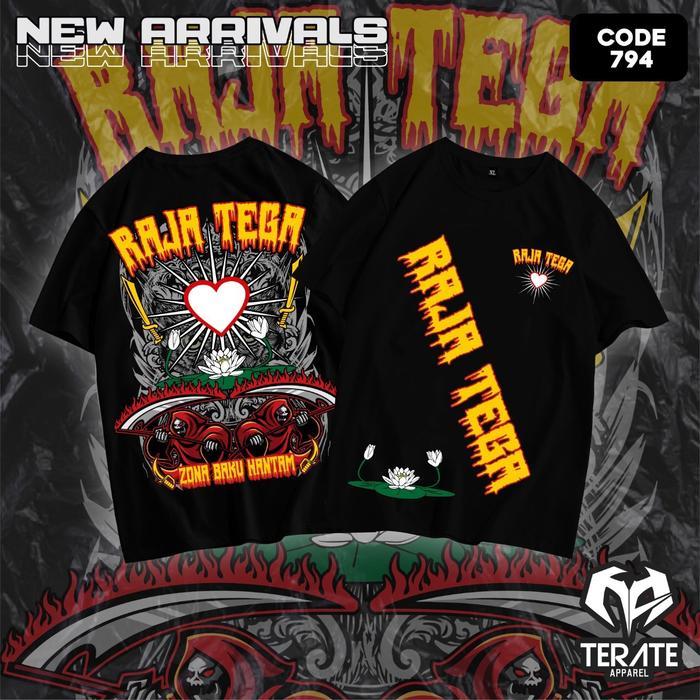 (COD) T-shirt terate raja tega lawasan - M, Hitam