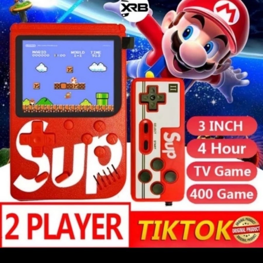 cod promo murah paket diskon% gameboy sup 2 player retro mini game 400 in 1 promo GAMEBOY Player Ret