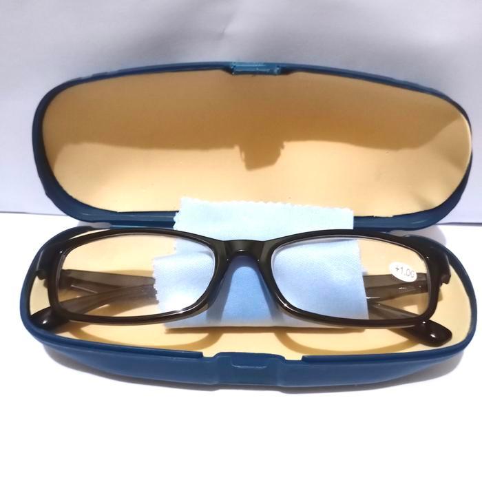 Kacamata Baca Lensa Plus ( + ) Kacamata Rabun Dekat Pria / Wanita - Plus 3.00