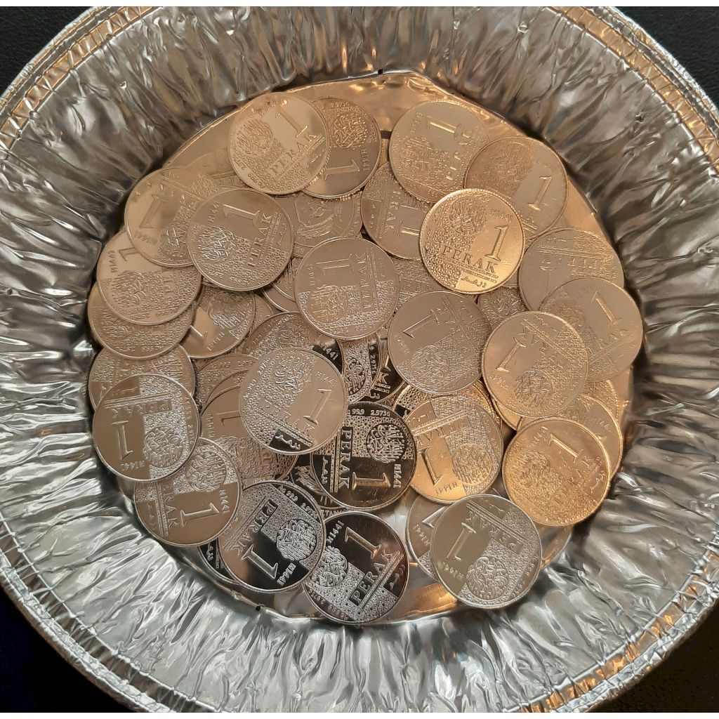 KOIN PERAK 1 DIRHAM WAKALA BINTAN SILVER COIN (TES)