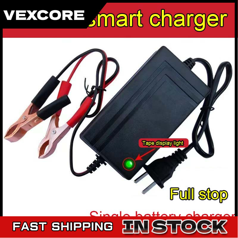 VEXCORE COD Charger Aki Motor  Cas Aki Motor  Aki Motor Dan Mobil  Pengisi Daya Aki Motor 12V 20Ah P
