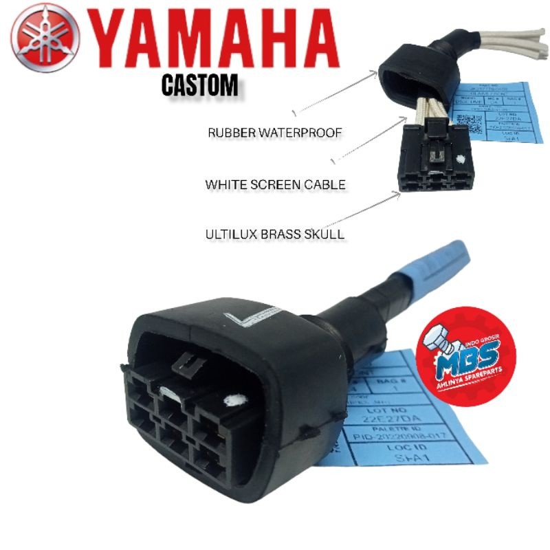 ORIGINAL Soket Legulator Kiprok Yamaha R25 Kabel Caston