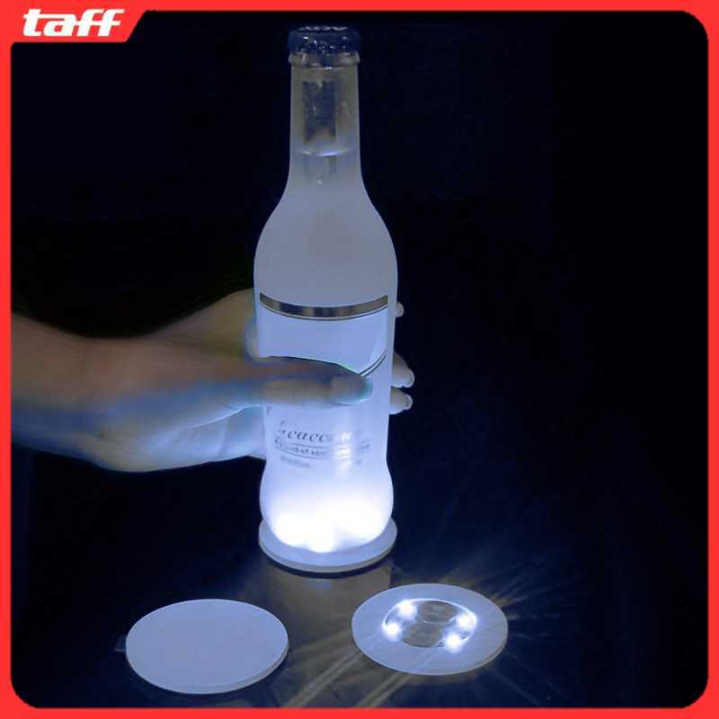 Lampu Alas Botol Wine Bottle Stickers LED Coaster Light - LG230
