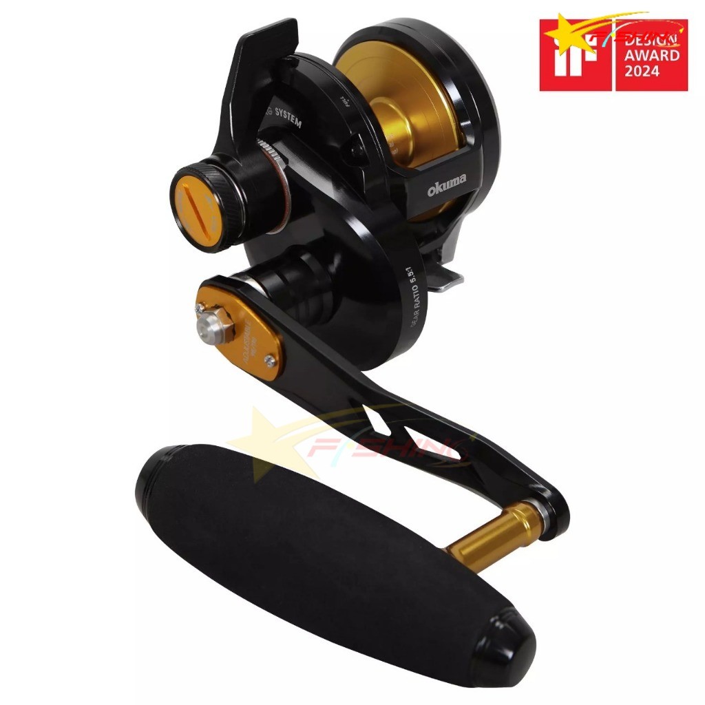 Starsfishing OKUMA Reel Pancing Overhead Tesoro LDJ (TLJ-2000NLA) Lever Drag Jigging Reel Handle Kir