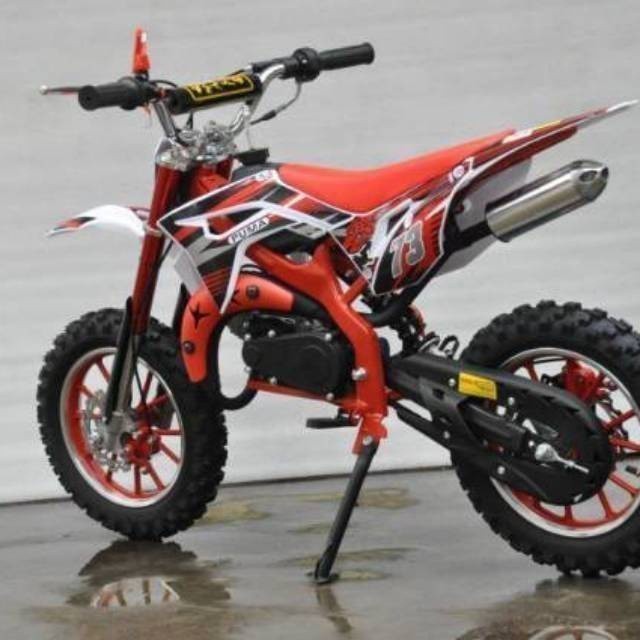 MOTOR MEDIUM TRAIL PUMA 50CC MESIN 2 TAKSTENLIS DOUBLE STATER/MGX NON STENLIS ~MOTOR CROSS ANAK