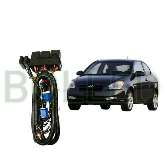 Relay Set Lampu Utama LED H4  Mobil Hyundai Accent BLD