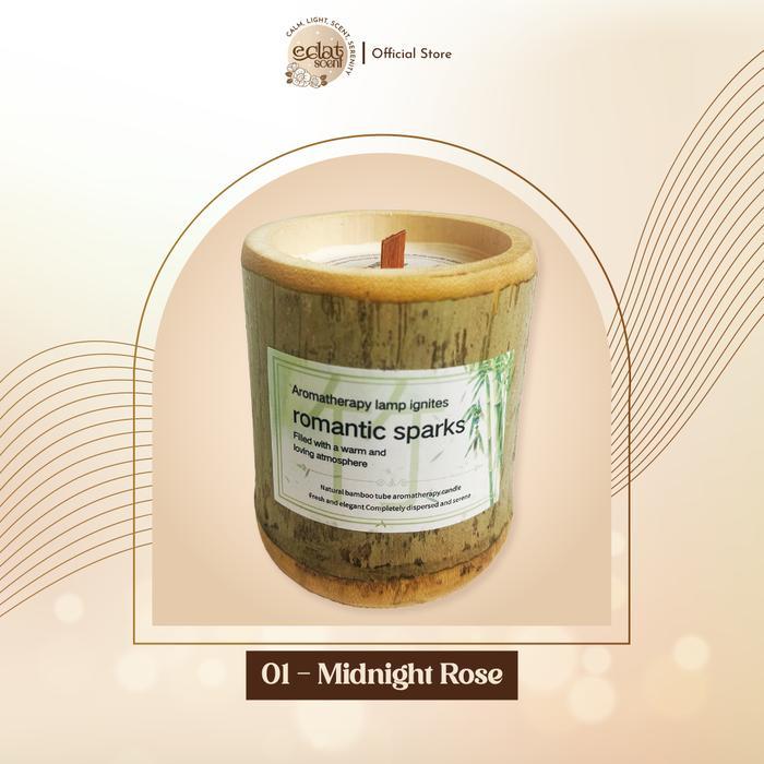 [Griya Laris] Eclat Candles Floral Herbal Woody Lilin Aromaterapi Cup Bambu Estetik Bamboo Aesthetic