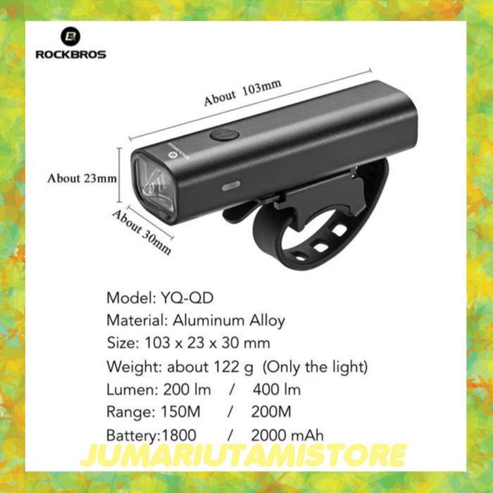 LAMPU DEPAN SEPEDA  ORIGINAL | SEPEDA LIPAT | MTB | ROADBIKE