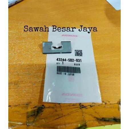 Retainer Plat Dudukan Kampas Kanvas Rem Belakang Jazz RS GE8 City GM2 Top