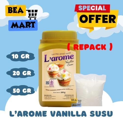 LAROME VANILLA SUSU BUBUK Repack 10gr 20gr 50gr | Zeelandia L'arome Vanila Milk Powder / Perisa Arom