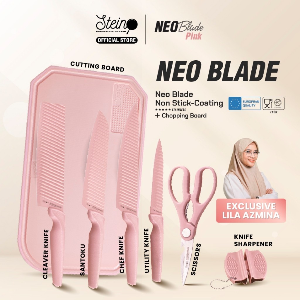 [EXCLUSIVE LILA AZMINA] Stein Pisau Neo Blade 7in1 [PISAU SET + TALENAN)