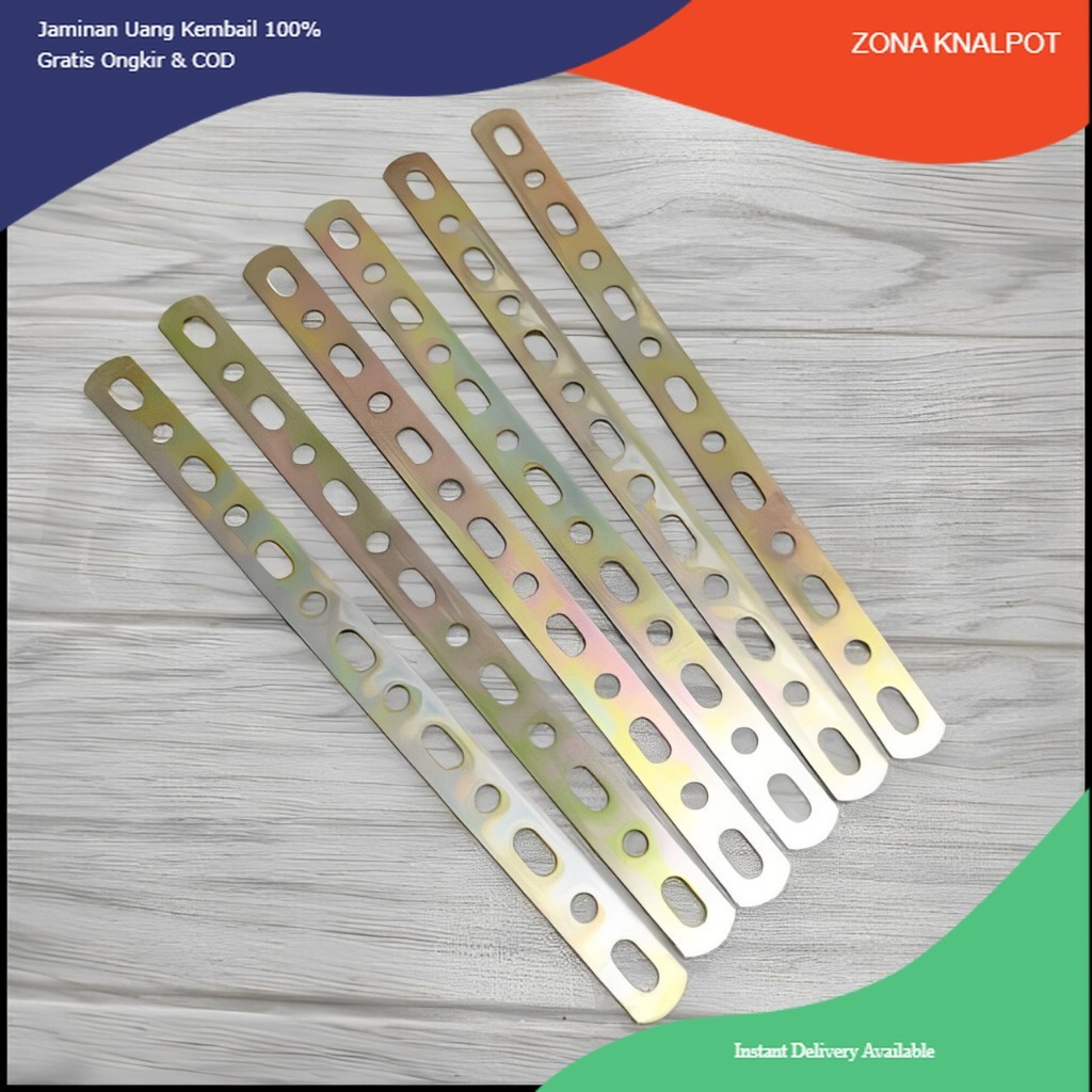PLAT GANTUNGAN KNALPOT/TIANG PANEL UNIVERSAL