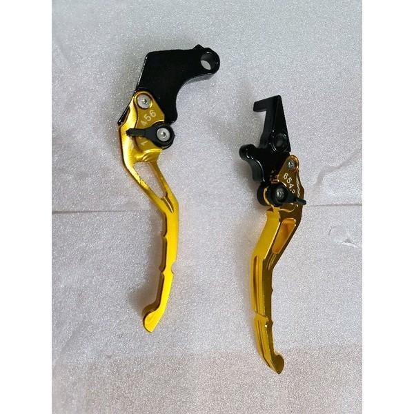 Handle crf 150 variasi stelan / hendel rem kopling crf / tuas rem tangan crf variasi - gold