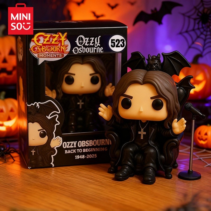 MINISO Ozzy Osbourne Figure Ozzy The Final Show Back To The Beginning FAREWELL Show 2025 Figurine De
