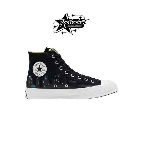 Sepatu Converse 70s Chinatown Market Batman Black Glow In The Dark Original Unisex