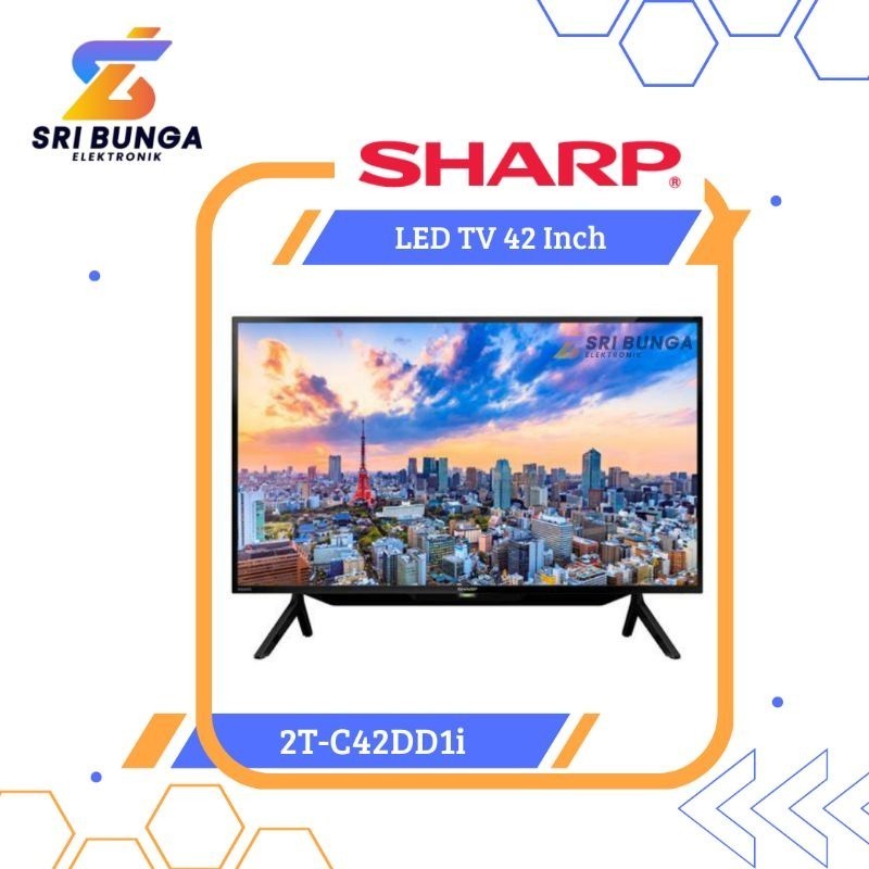TV LED 42 Inch SHARP AQUOS 2T-C42DD1i Digital Full HD 42DD
