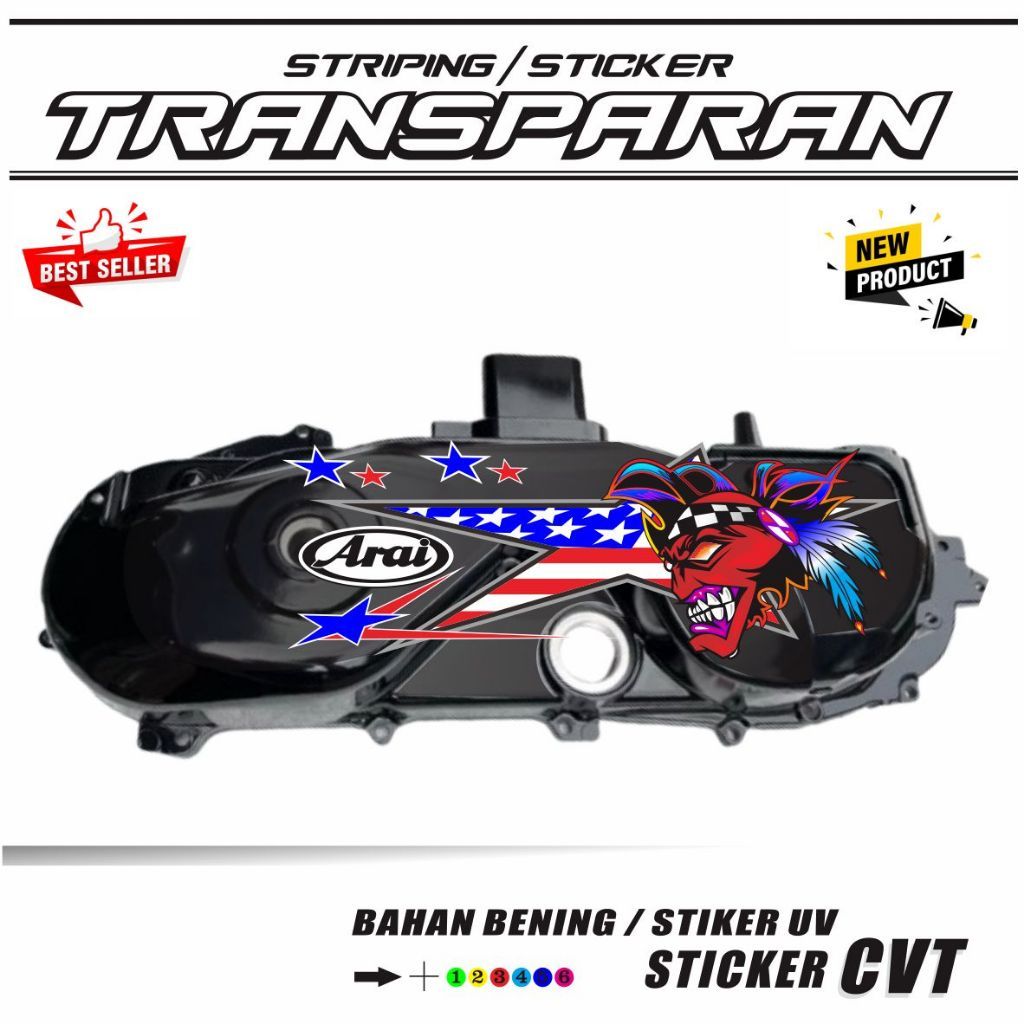 VARIASI STICKER BAK CVT ALL MIO / VARIASI STIKER CVT MIO SPORTY DLL