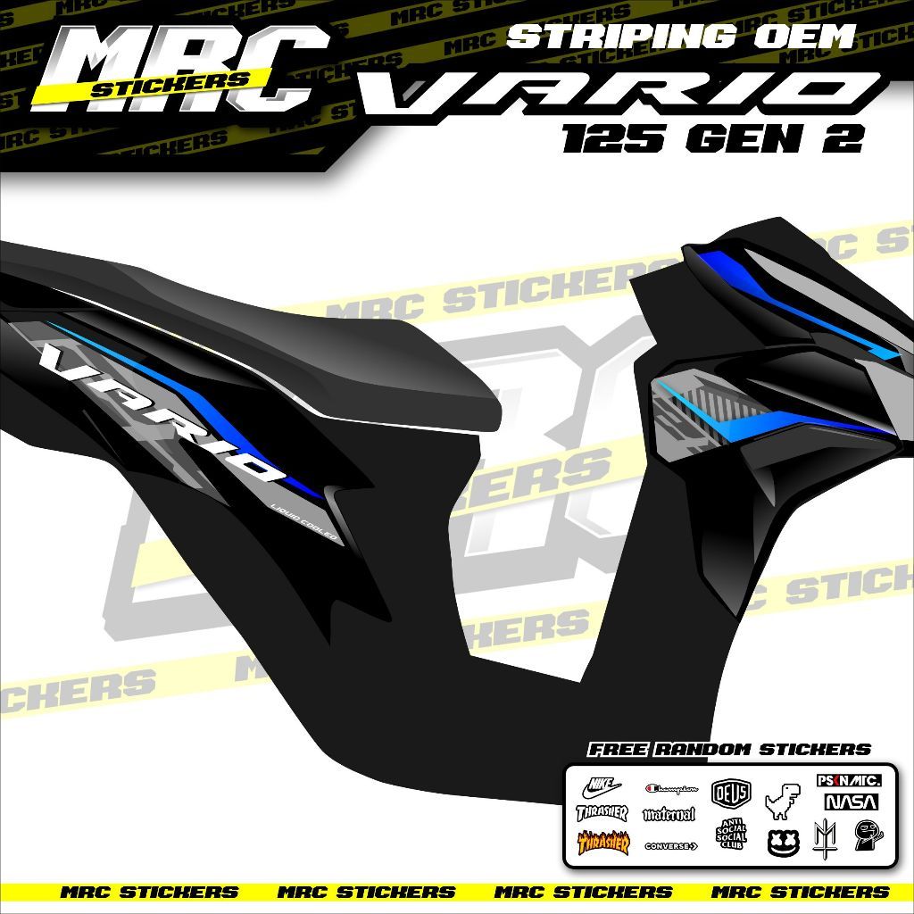 STRIPING / STIKER / SKOTLET OEM / ORIGINAL VARIO GEN 2 VARIO 125 NEW