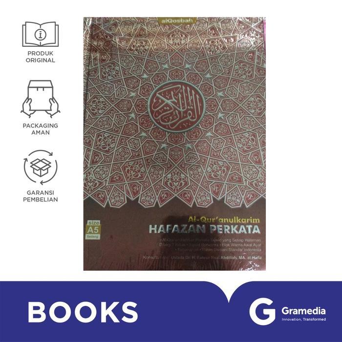 Al-Qur'An Qosbah Hafazan Perkata 7 Kotak A5 (ALQOSBAH) - -