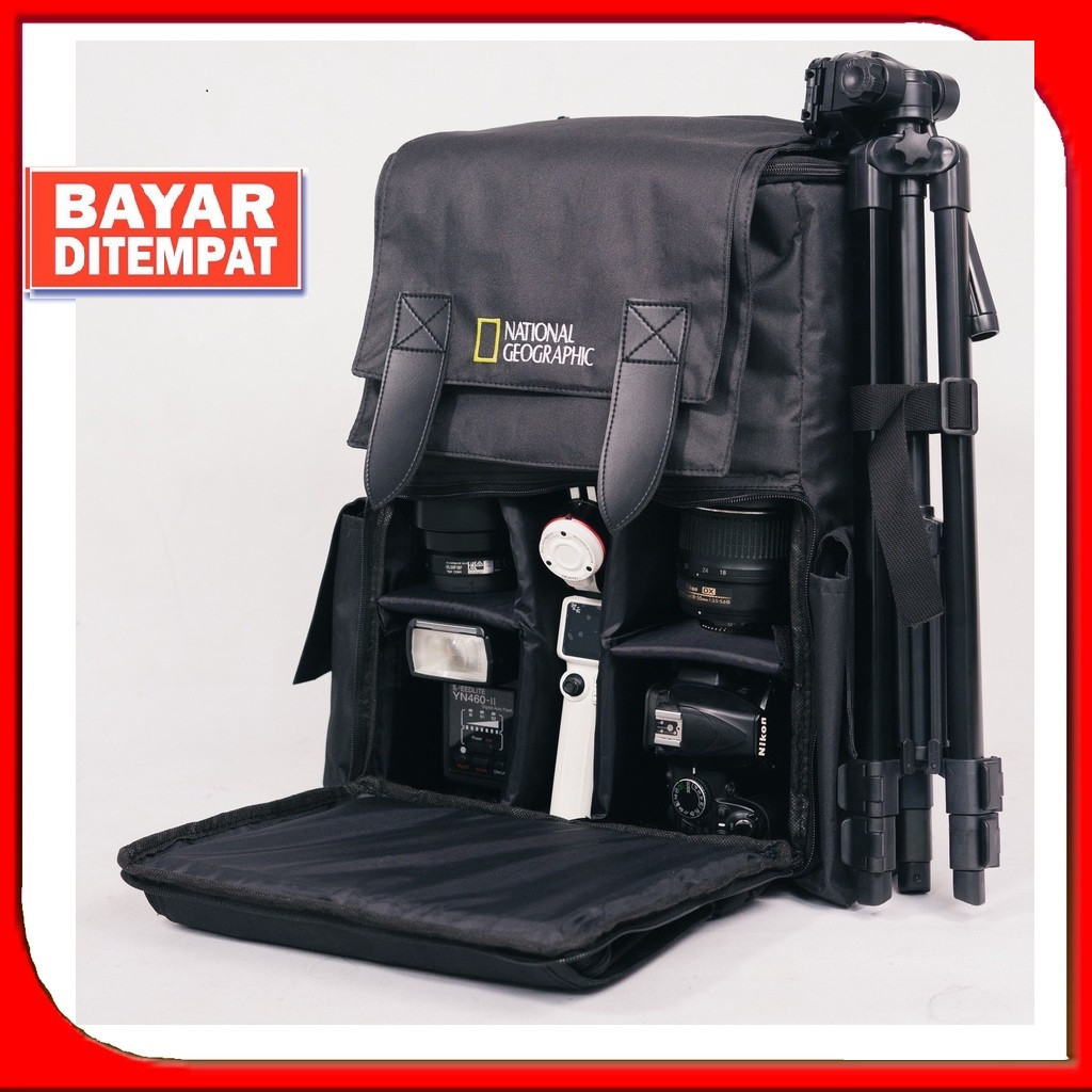 WSN - tas kamera ransel muat laptop 16 inch