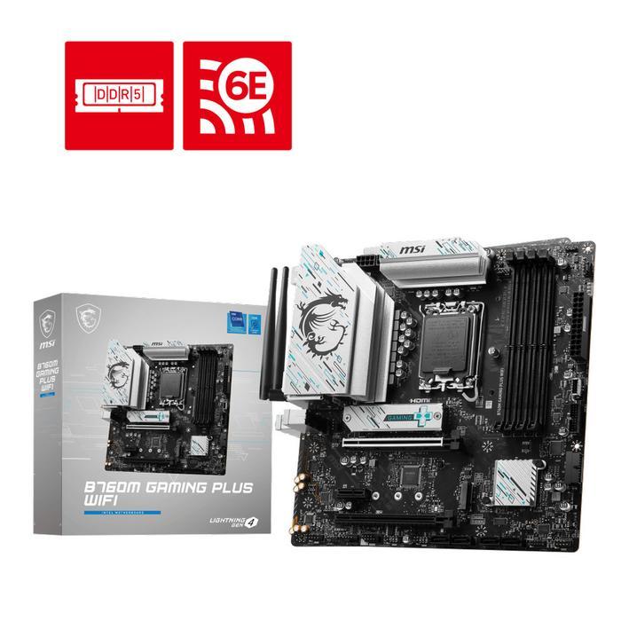 MSI B760M GAMING PLUS WIFI (Intel LGA 1700, B760)