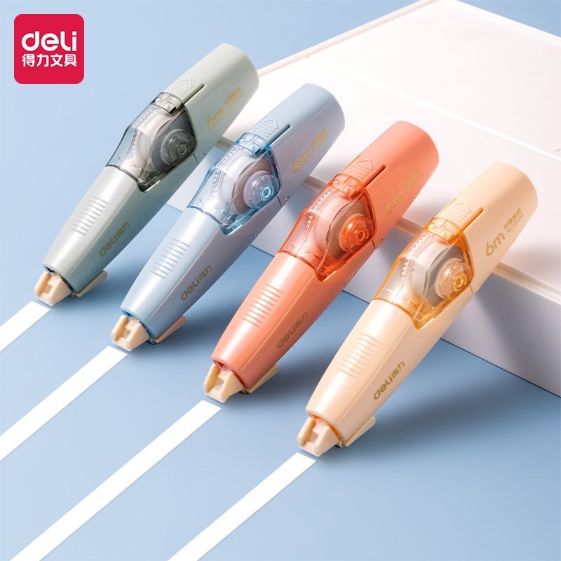 6m Refillable Retractable Correction Tape Set 1 Mini Cute Aesthetic Correction Tape Pen with 5 Repla