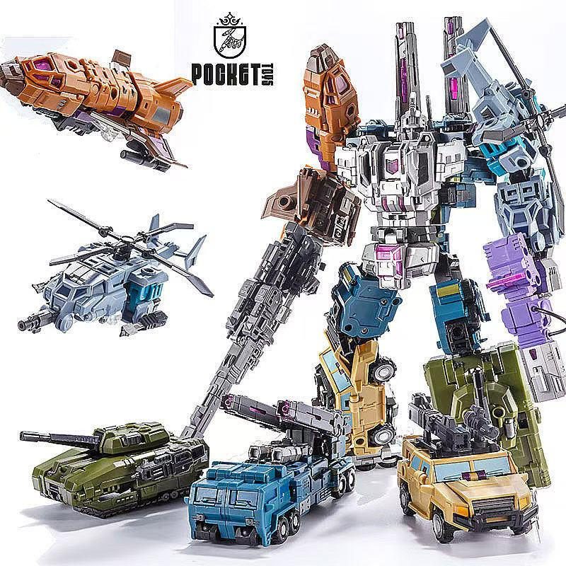 Pocket Toys Transformation Bruticus PT05 PT-05 Combination 5 IN 1 G1 Combaticons Oversize 27CM Anime