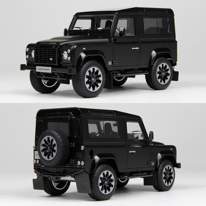 LCD Models 1:18 Land Rover Defender 90 Works V8 70th Edition (Matte Black) GND48
