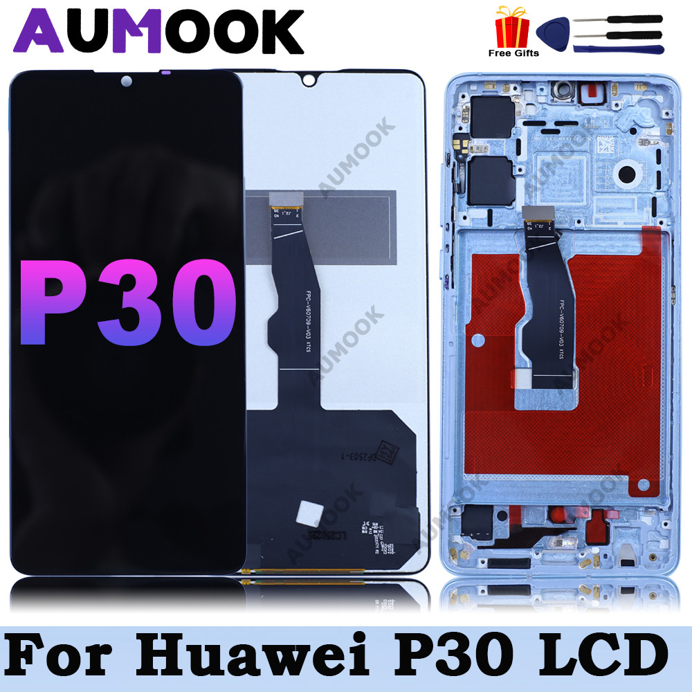 AMOLED for Huawei P30 ELE-L29 ELE-L09 Tou splay LCD Screen for HUAWEI P30 ELE-AL00 gitizer Assembly 