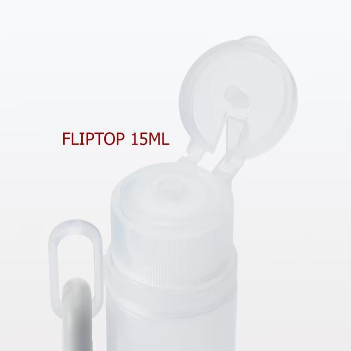 MUJI Hanging Petit Bottle Fliptop / Spray / Hangable Bottle - Botol Kecil Gantung - fliptop