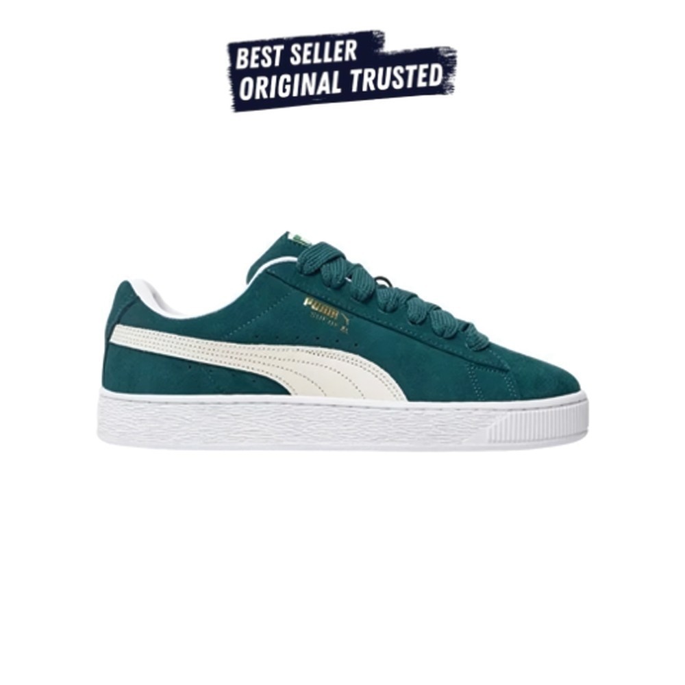 Sepatu Sneakers Puma Suede Xl Green  Original BNIB