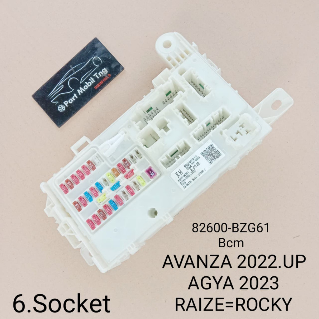 Bcm Box Bok Sikering Sikring Toyota Avanza Xenia Agya Raize Rocky 2023-UP 82600 - BZG40 / BZG21 / BZ