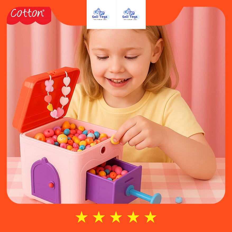 Kotak Perhiasan Mainan Surprise Anak Box Perempuan Cotton Rakit Rangkai DIY Gelang Mainan Anak Perna