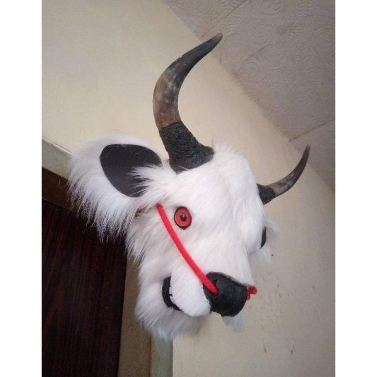 PROMO Barongan Bantengan Full Bulu Free Kemul / Bantengan Dewasa / Barongan Bantengan Baru