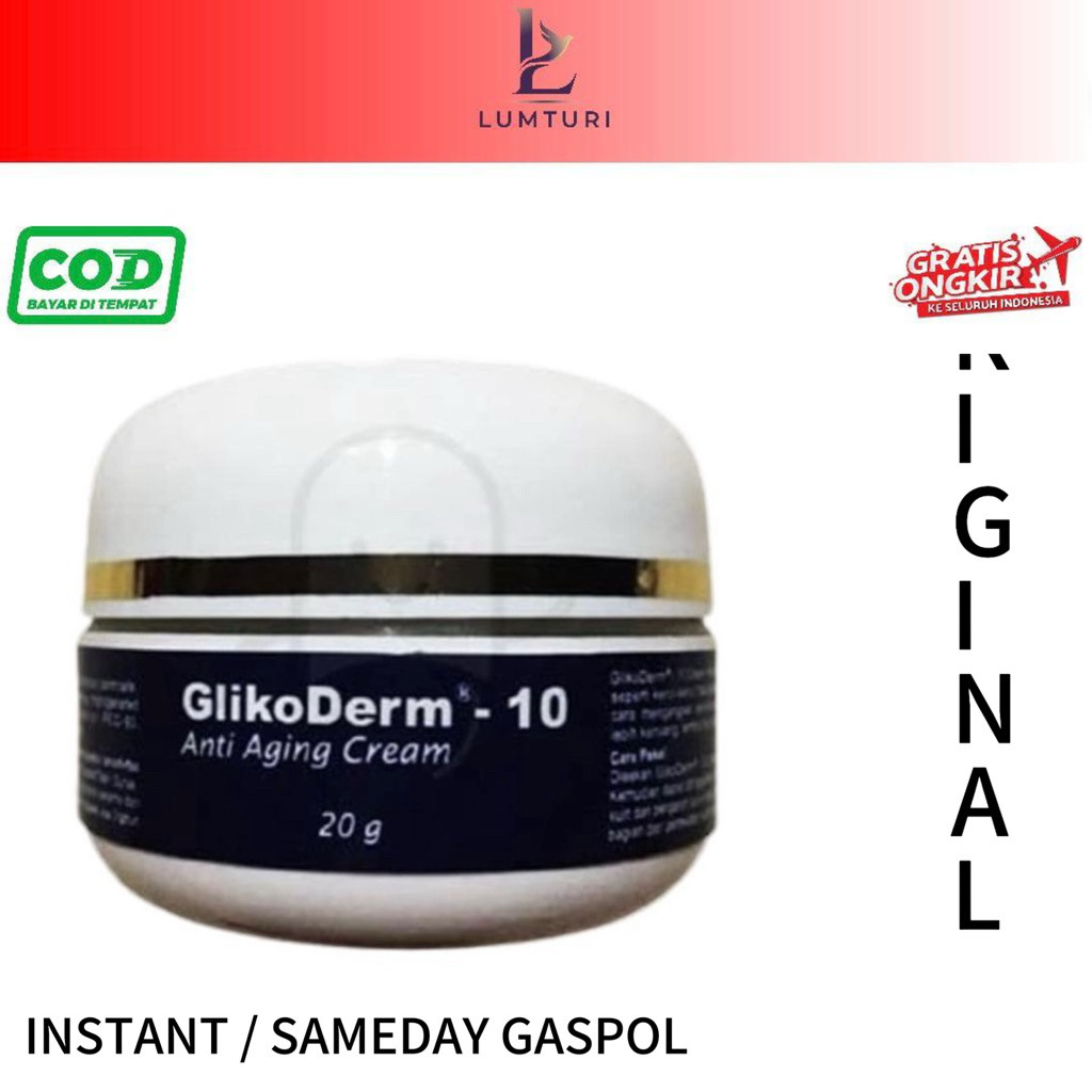 Glikoderm-10 Anti Aging Cream 20 Gram Pot / Glikoderm 10