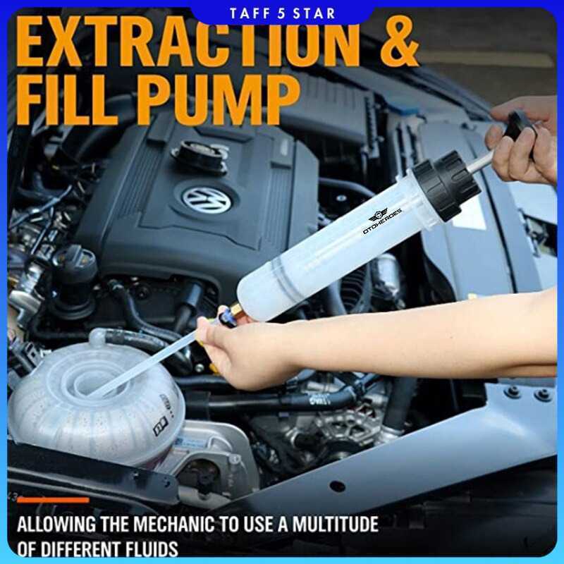 OTOHEROES Pompa Transfer Oil Extractor Syringe 500ml - NC01