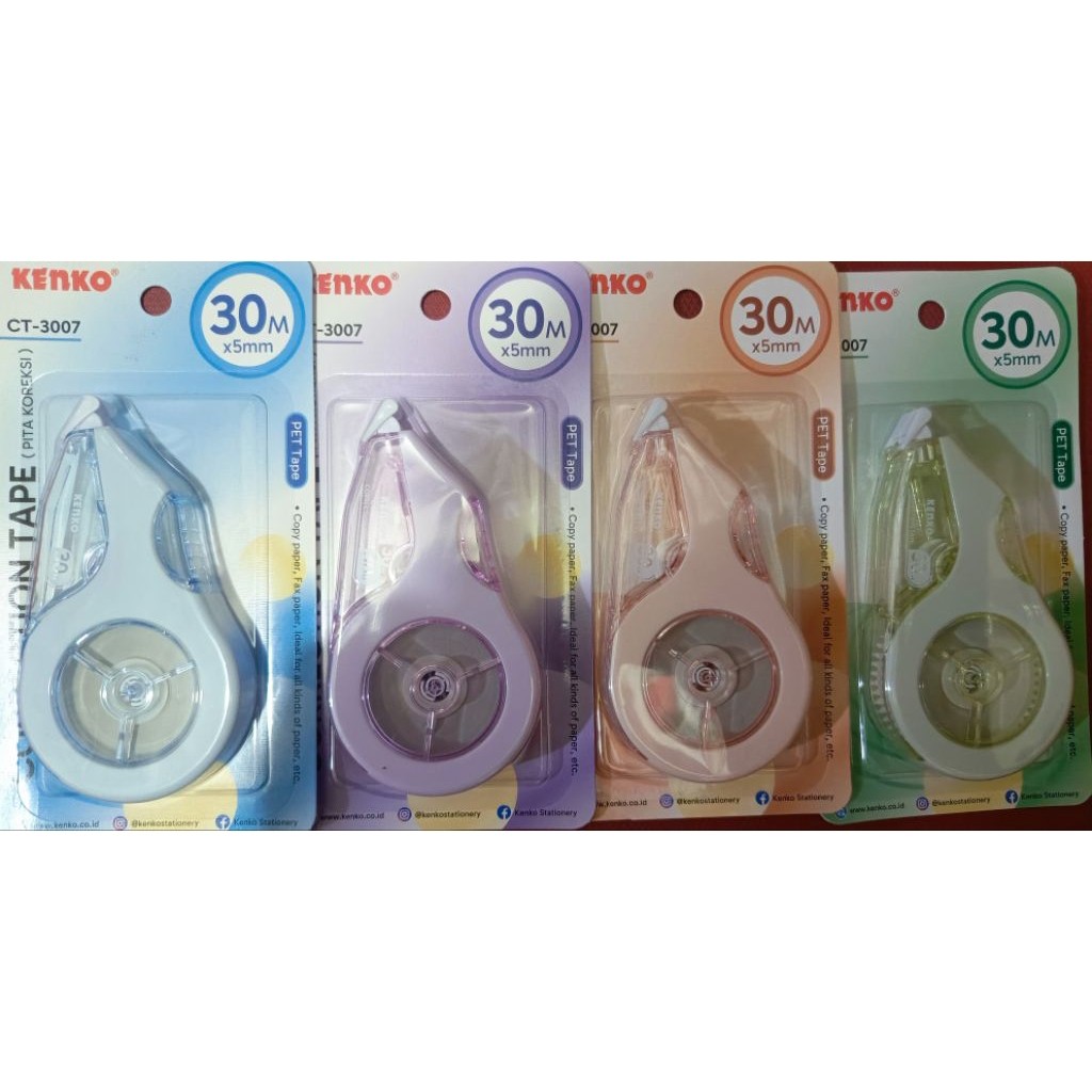 Tipe X kertas Kenko CT 3007 30M / correction tape Kenko 1pcs