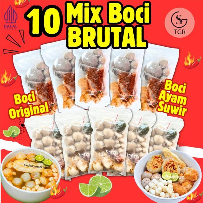 Salute Store SALE PAKET BUNDLING INSTAN BRUTAL ( BOCI AYAM SUWIR 5PCS X  BOCI ORIGINAL 5PCS) pedas f
