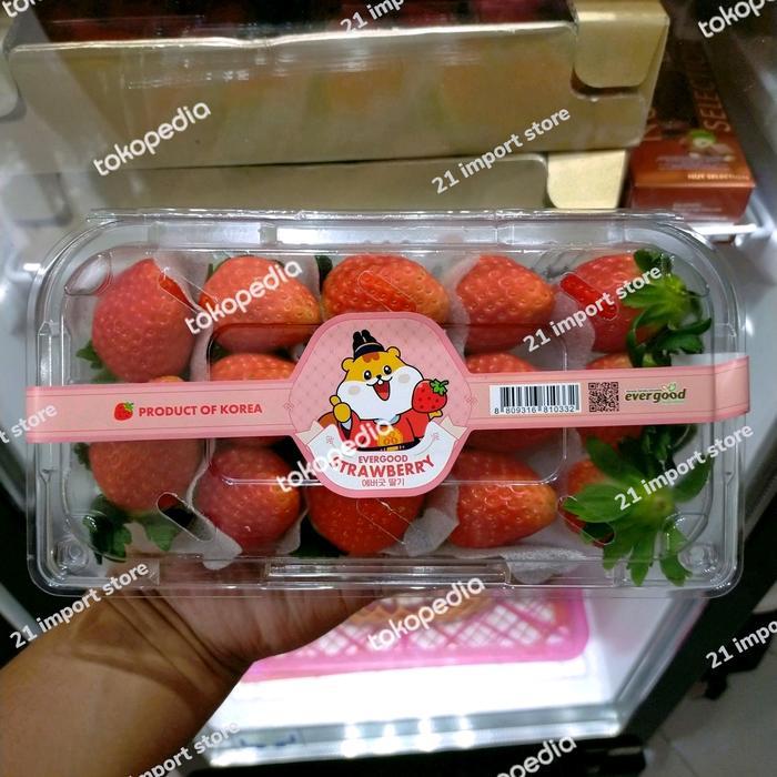 Strawberry Korea Manis | Buah Strawberry Korea 330 Gram | 1 Pack