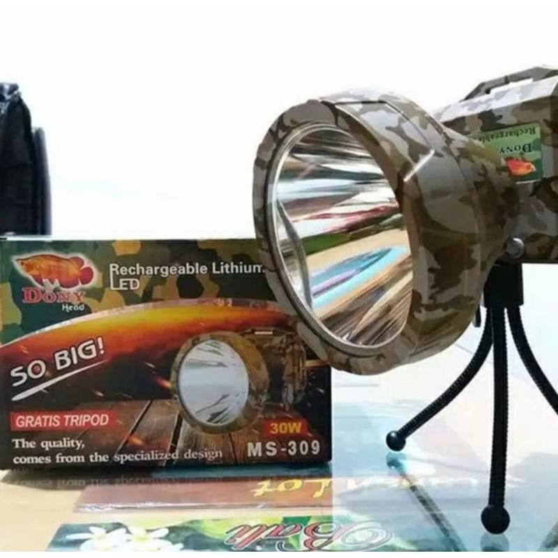 SENTER KEPALA DONY 30WATT TRIPOD TIPE MS-309