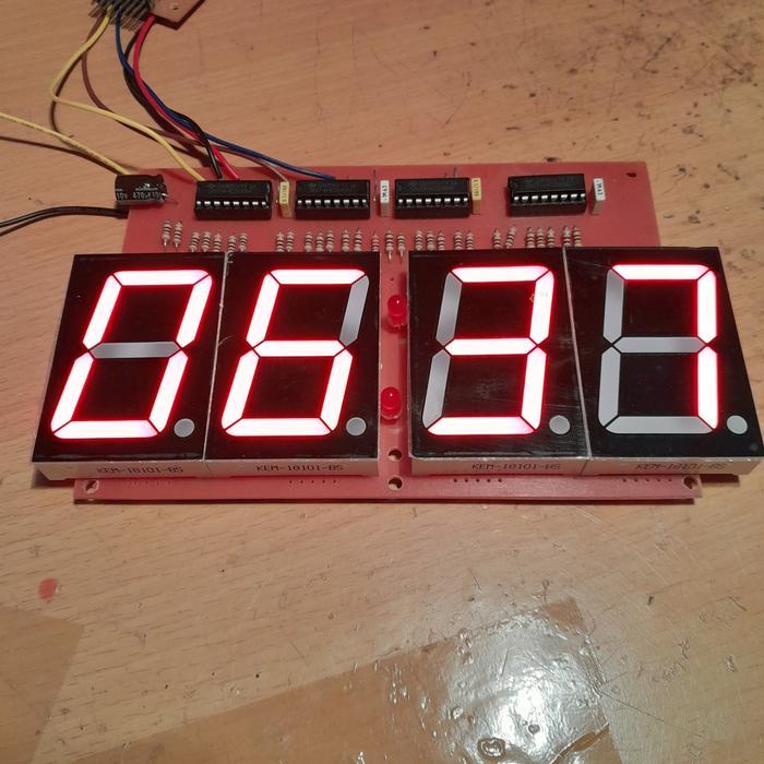 PCB Arduino Driver 74HC595 595 seven segment 1.8 inch 4 digit timer CA BEST