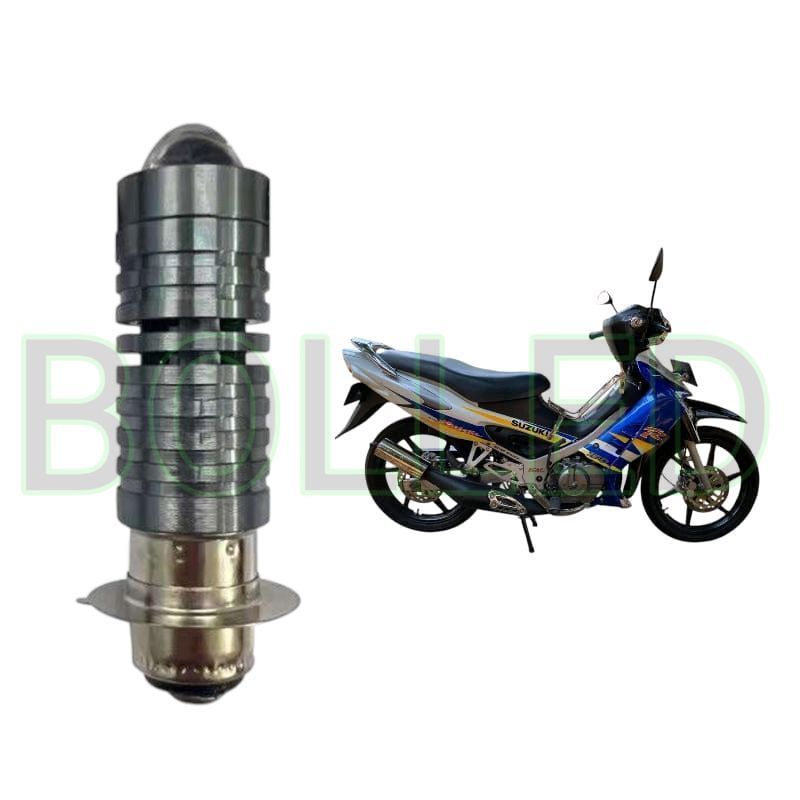1pcs Lampu depan LED H6 Laser motor Suzuki Satria Hiu BLD