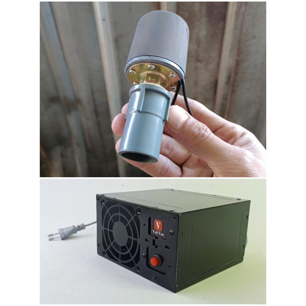 alarm aerator kolam budidaya bioflok sirine tinggal colok ke listrik