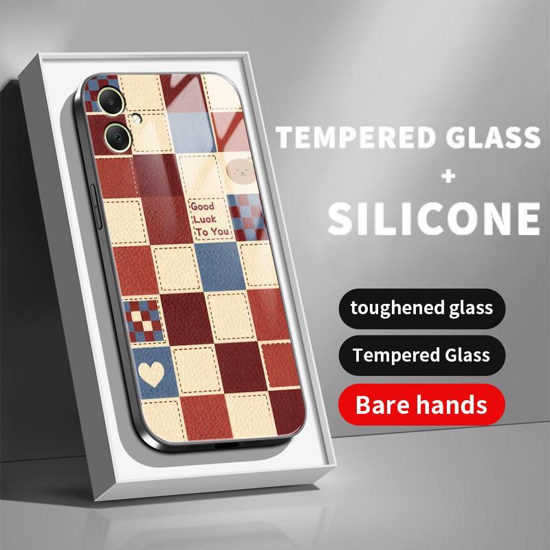 Softcase Glass Case For Samsung A05 A15 4G 5G A12 A03 A02 A02s Core A03s A04 A04E A04s A05s A10 A10s