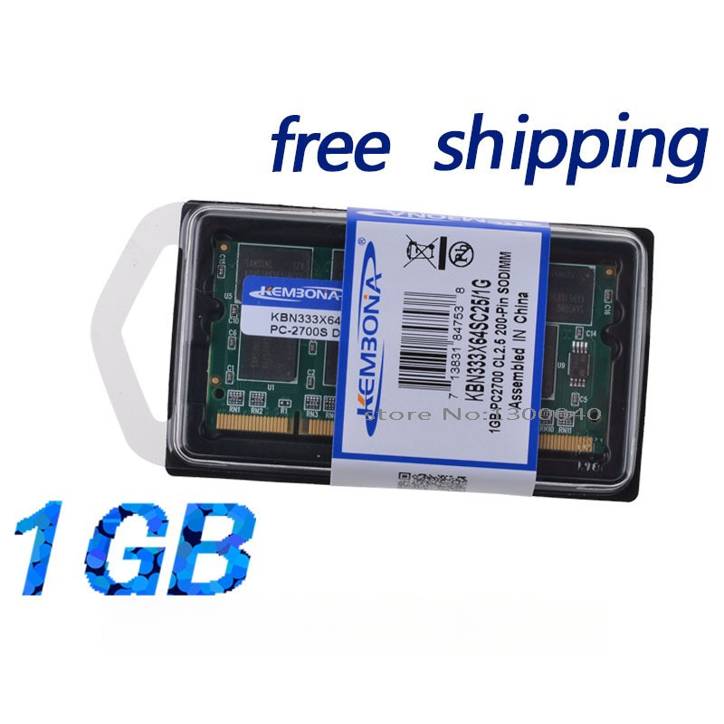 DDR1 333Mhz 1GB 200Pin(for all motherboard)PC1 2700 1GB Brand New Sealed SOMM Memory Ram For Laptop 