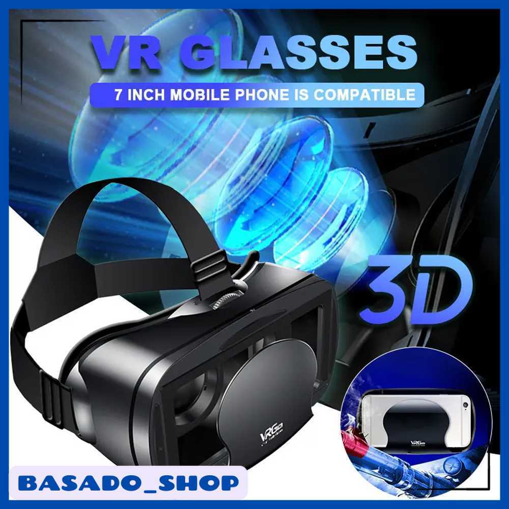 VR Box 3D Virtual Reality Glasses Adjustable 7 Inch Smartphone - PRO